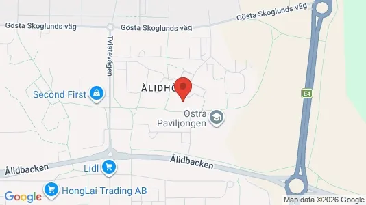 Lägenheter till salu i Umeå - kort over placeringen