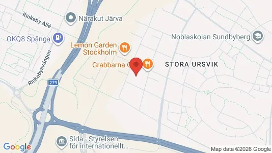 Lägenheter till salu i Sundbyberg - kort over placeringen