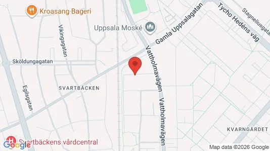 Lägenheter till salu i Uppsala - kort over placeringen