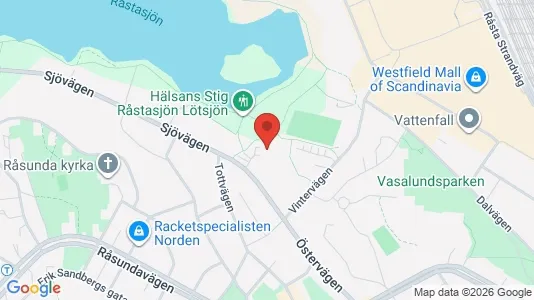 Lägenheter till salu i Solna - kort over placeringen