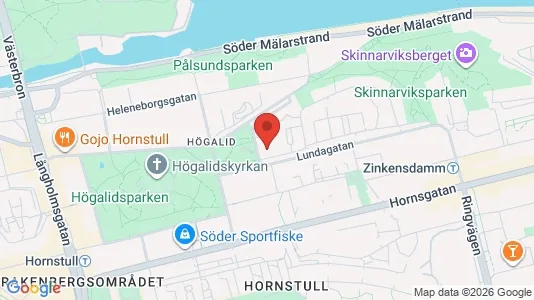 Lägenheter till salu i Södermalm - kort over placeringen