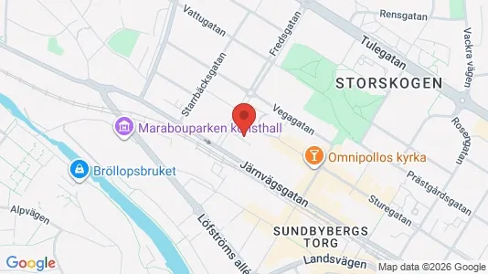 Lägenheter till salu i Sundbyberg - kort over placeringen