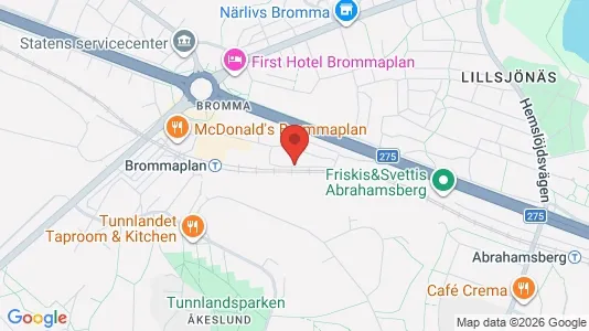 Lägenheter till salu i Västerort - kort over placeringen