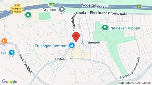 Lägenheter till salu i Söderort - kort over placeringen