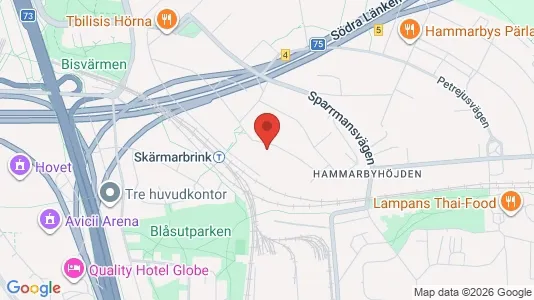 Lägenheter till salu i Söderort - kort over placeringen