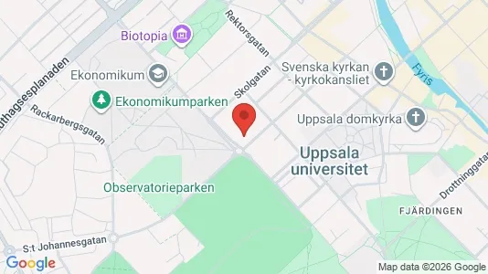 Lägenheter till salu i Uppsala - kort over placeringen