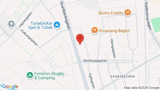 Lägenheter till salu i Uppsala - kort over placeringen