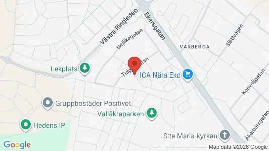 Lägenheter till salu i Örebro - kort over placeringen