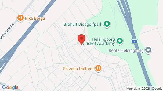 Lägenheter till salu i Helsingborg - kort over placeringen