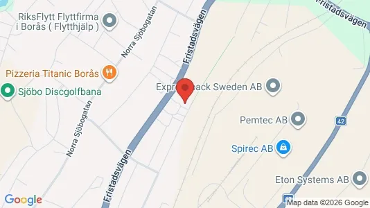 Lägenheter till salu i Borås - kort over placeringen