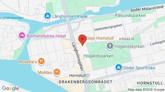 Lägenheter till salu i Södermalm - kort over placeringen