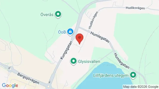 Lägenheter till salu i Hudiksvall - kort over placeringen