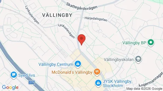 Lägenheter till salu i Västerort - kort over placeringen
