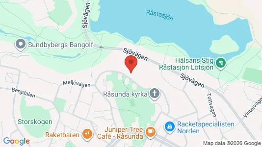 Lägenheter till salu i Solna - kort over placeringen