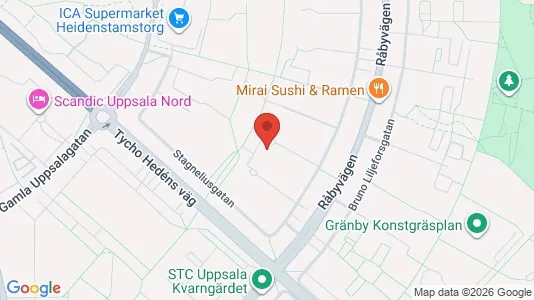 Lägenheter till salu i Uppsala - Bild från Google Street View