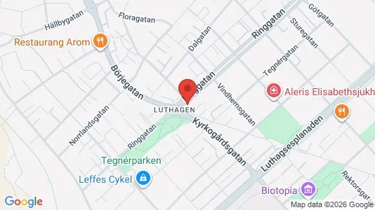 Lägenheter till salu i Uppsala - kort over placeringen