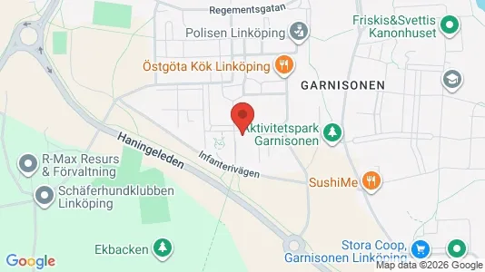 Lägenheter till salu i Linköping - kort over placeringen