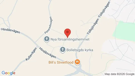 Lägenheter till salu i Bollebygd - kort over placeringen