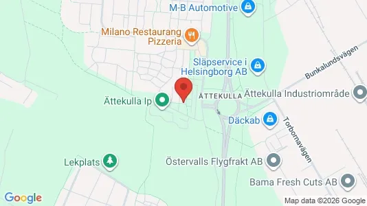 Lägenheter till salu i Helsingborg - kort over placeringen