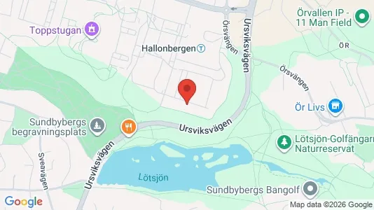Lägenheter till salu i Sundbyberg - kort over placeringen