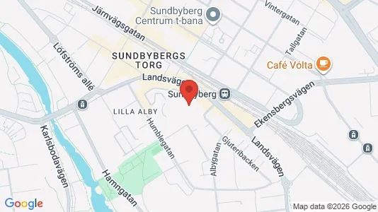 Lägenheter till salu i Sundbyberg - kort over placeringen