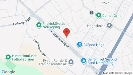 Lägenheter till salu i Norrköping - kort over placeringen