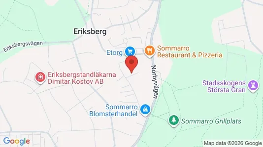 Lägenheter till salu i Uppsala - kort over placeringen