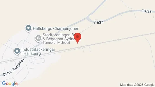 Lägenheter till salu i Hallsberg - kort over placeringen