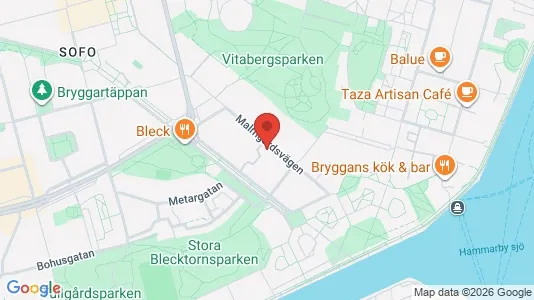 Lägenheter till salu i Södermalm - kort over placeringen