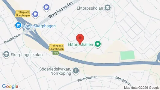 Lägenheter till salu i Norrköping - kort over placeringen