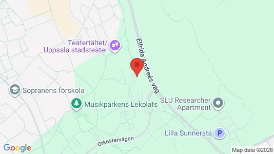 Lägenheter till salu i Uppsala - kort over placeringen