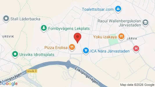 Lägenheter till salu i Sundbyberg - kort over placeringen