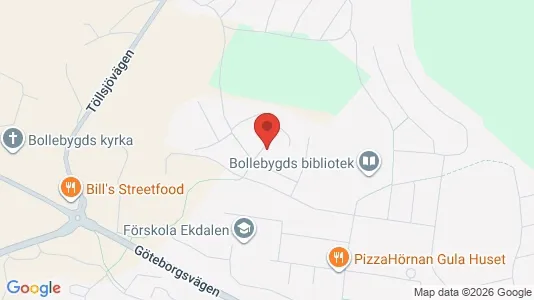 Lägenheter till salu i Bollebygd - kort over placeringen