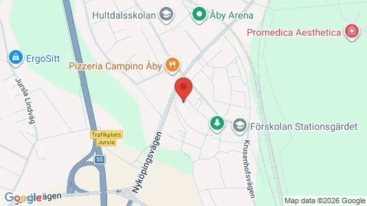 Lägenheter till salu i Norrköping - kort over placeringen