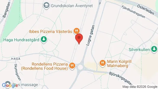 Lägenheter till salu i Västerås - kort over placeringen