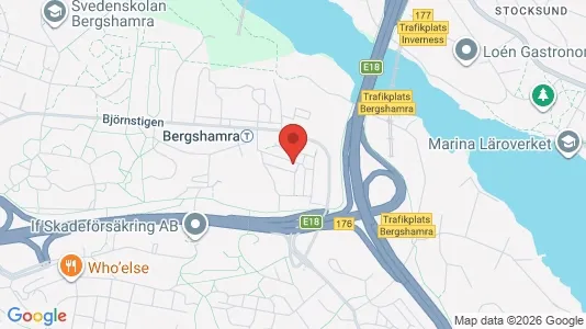 Lägenheter till salu i Solna - kort over placeringen