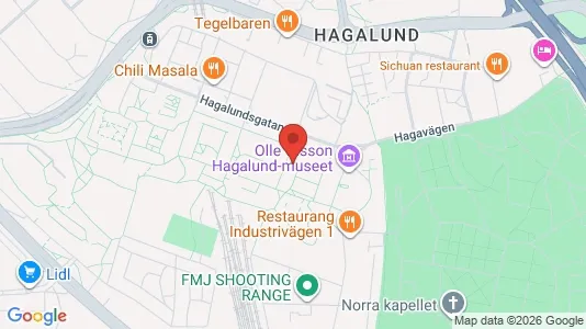 Lägenheter till salu i Solna - kort over placeringen