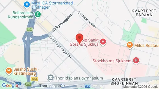 Lägenheter till salu i Kungsholmen - kort over placeringen