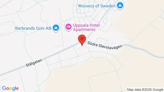Lägenheter till salu i Uppsala - kort over placeringen
