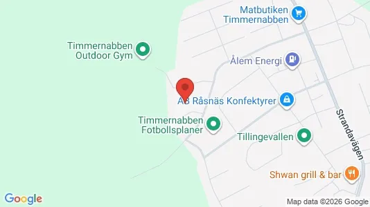 Lägenheter till salu i Mönsterås - kort over placeringen