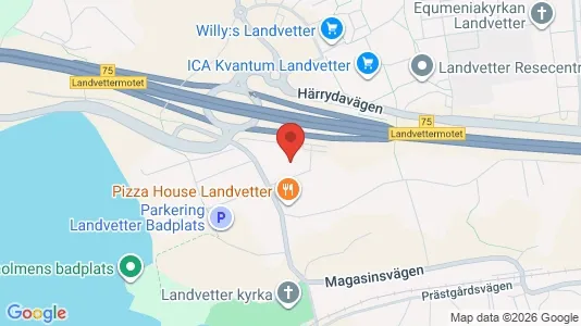 Lägenheter till salu i Härryda - kort over placeringen