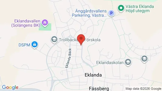 Lägenheter till salu i Mölndal - kort over placeringen