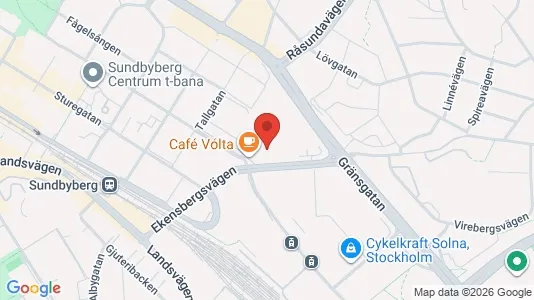Lägenheter till salu i Sundbyberg - kort over placeringen