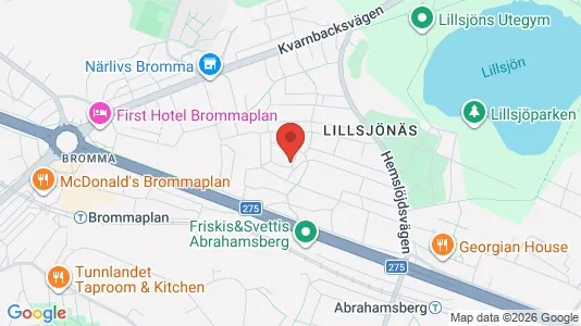 Lägenheter till salu i Västerort - kort over placeringen