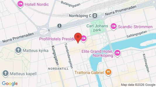 Lägenheter till salu i Norrköping - kort over placeringen