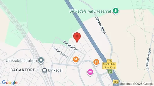 Lägenheter till salu i Solna - kort over placeringen
