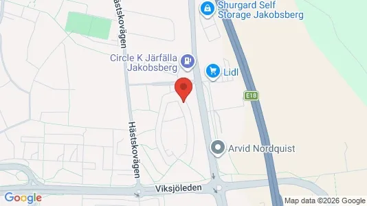 Lägenheter till salu i Järfälla - kort over placeringen