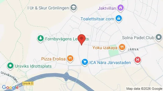 Lägenheter till salu i Sundbyberg - kort over placeringen