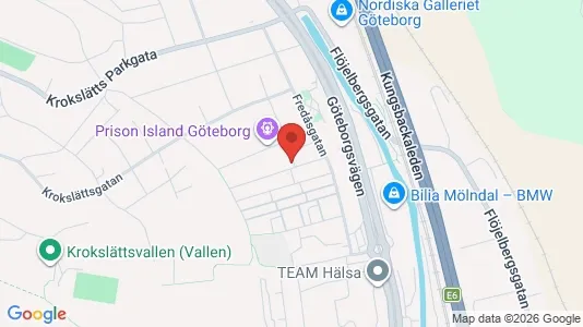 Lägenheter till salu i Mölndal - kort over placeringen