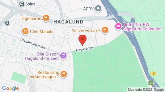 Lägenheter till salu i Solna - kort over placeringen